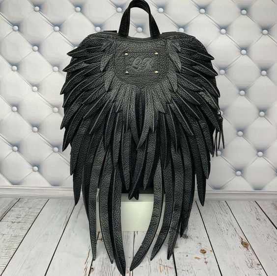 Leather Wings Backpack