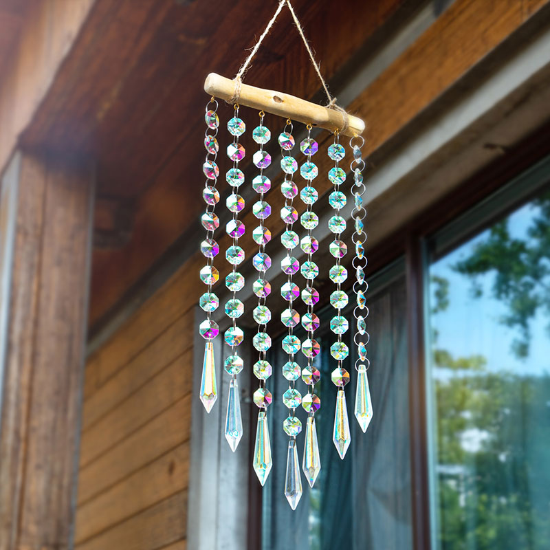 Crystal Suncatcher Wind Chimes