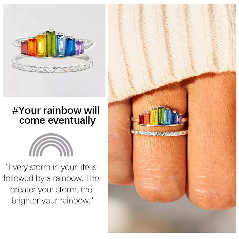 Beautiful Rainbow Ring