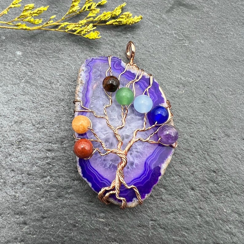 Agate Tree of Life 7 Chakra