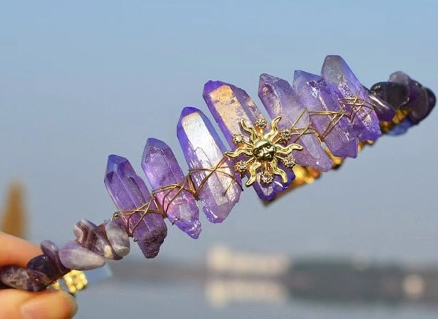 Sun Quartz Crown Headband