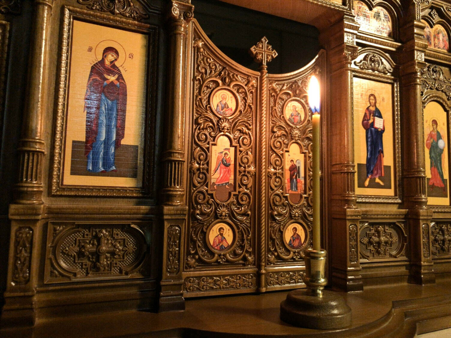 图片 61 - 23&#034; 家庭 iconostasis 文艺复兴时期风格祈祷角落家用雄辩宗教礼品