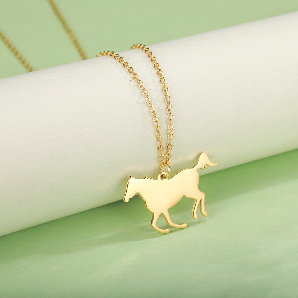Horse Pendant Necklace