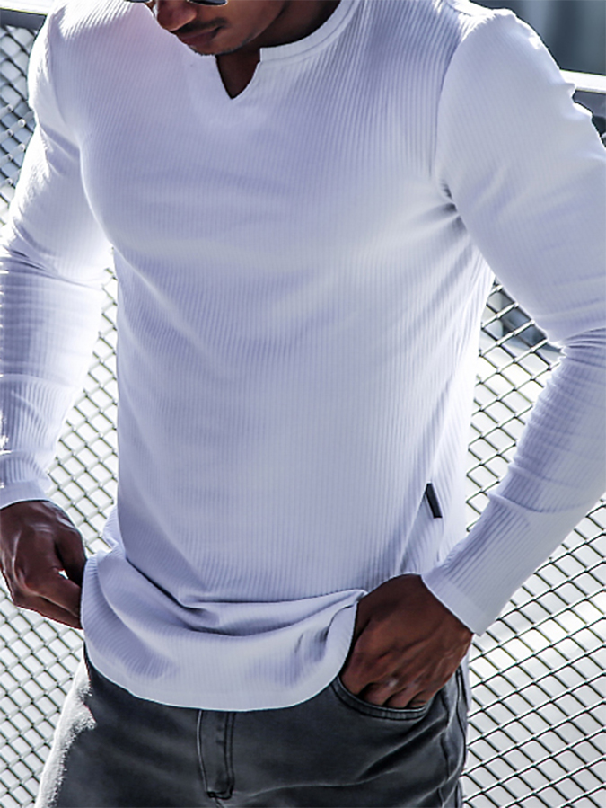 Men's Fitness Long Sleeve Slim Top