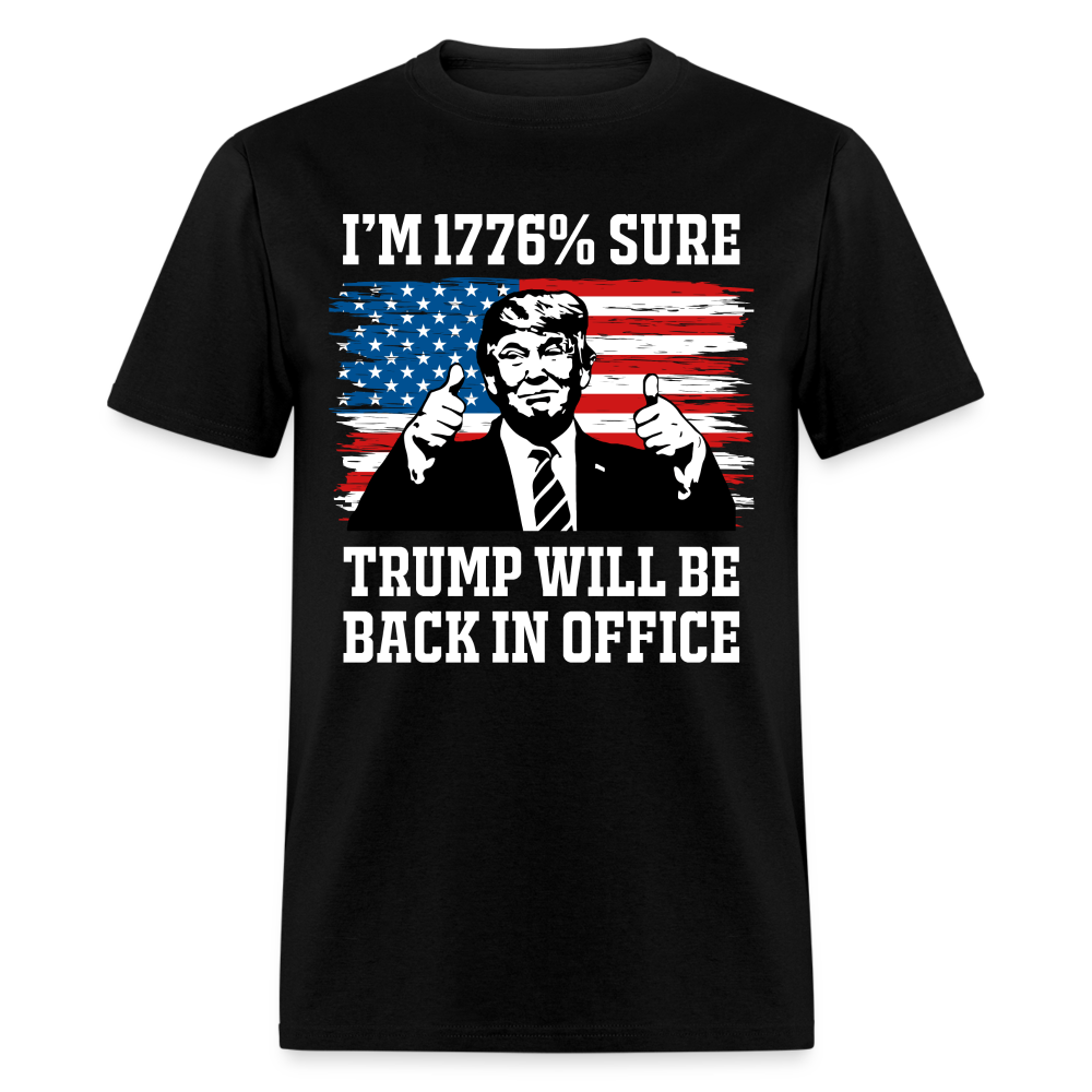 I'm 1776% Sure Trump Will Be Back T Shirt