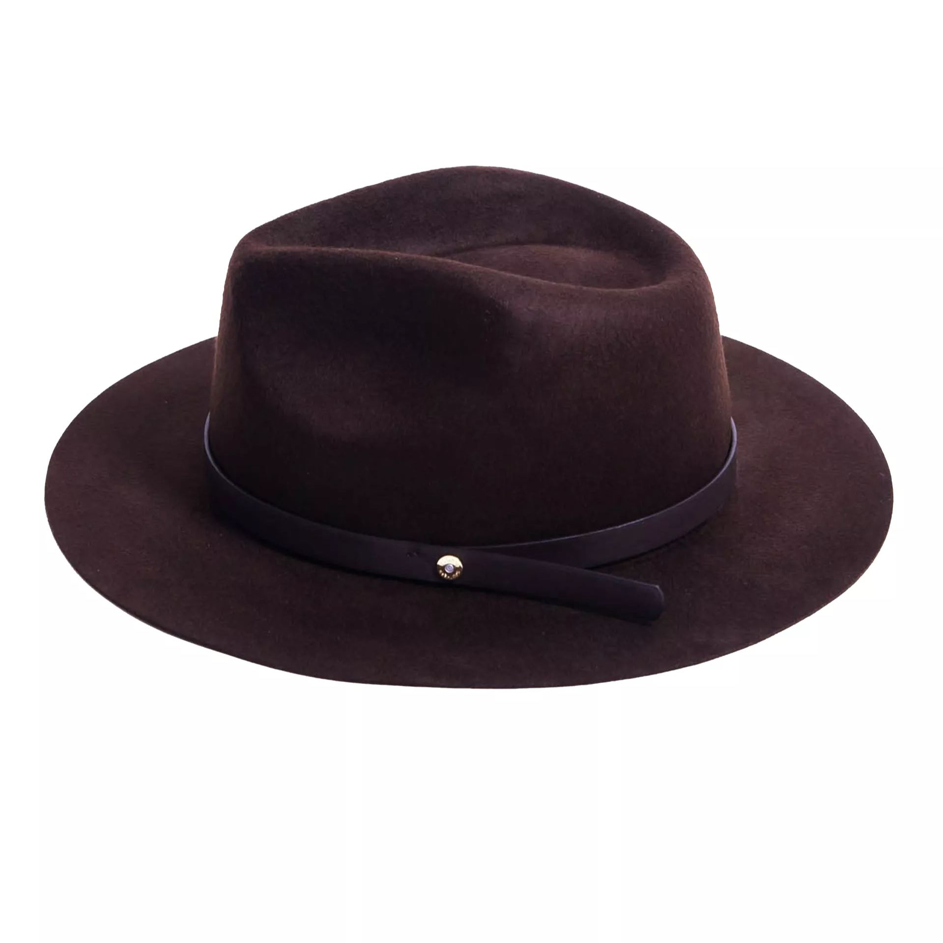 Geoffery Fedora – Brown [Fast shipping and box packing]