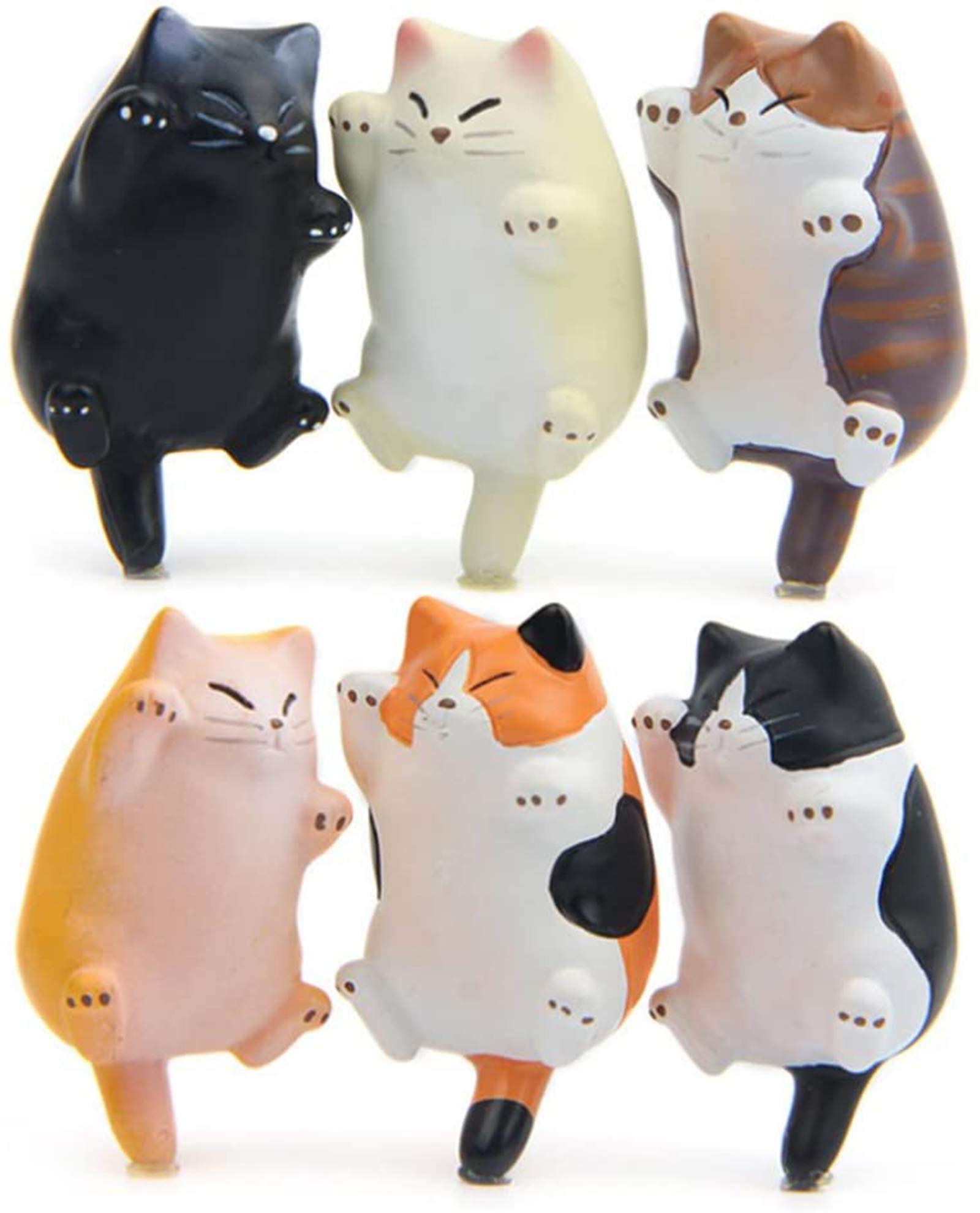 6 Pack Fun Cat Refrigerator Magnets Office Magnet
