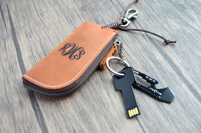Custom Mens Leather key chain
