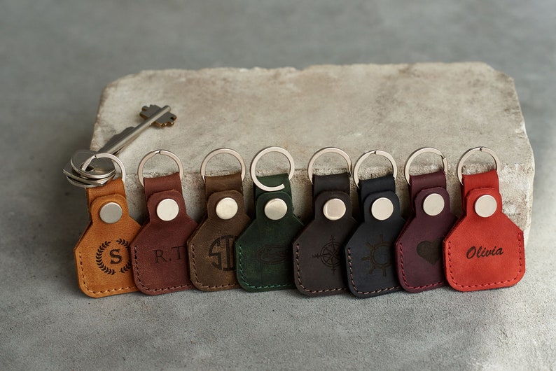 Custom Leather Keychain 