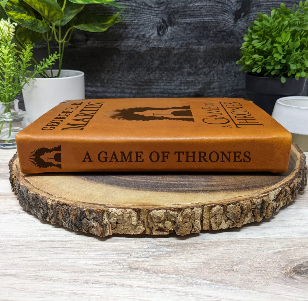 A Song of Ice and Fire set with leather covers
