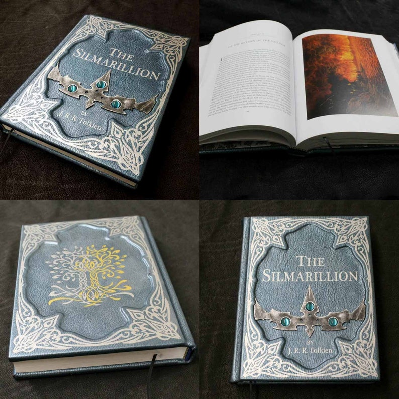 The Silmarillion-Leatherbound Collector’s Edition JRR Tolkien Book Binding