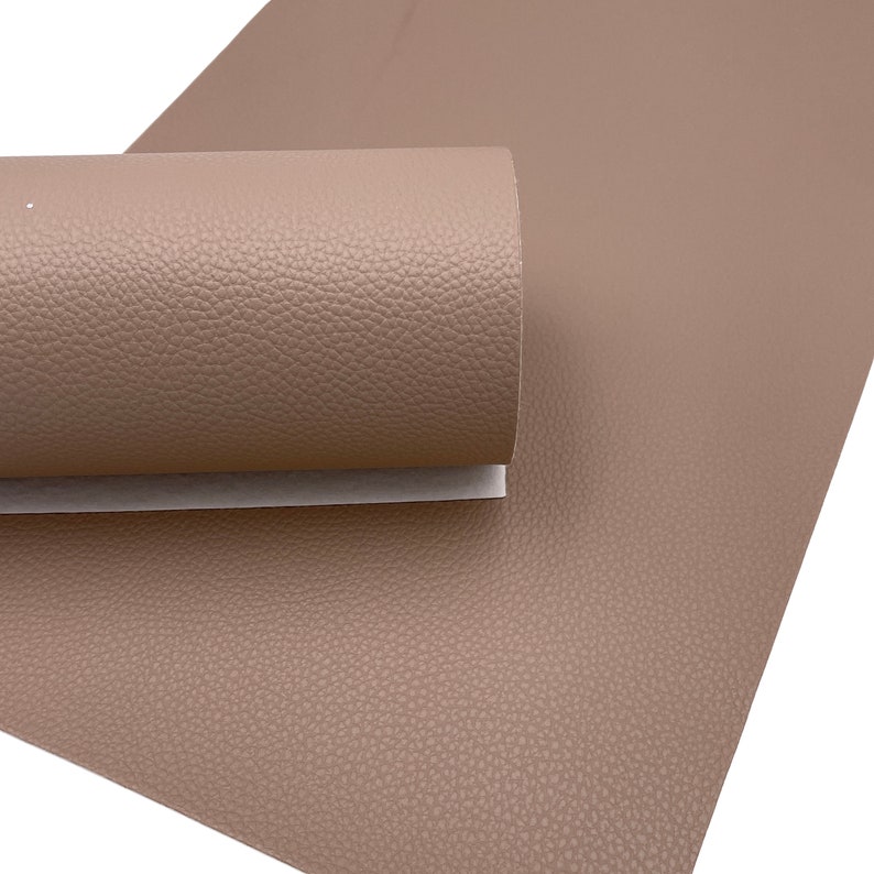 Tan Pebbled Faux Leather Sheet, Texture Leather, Vegan Leather