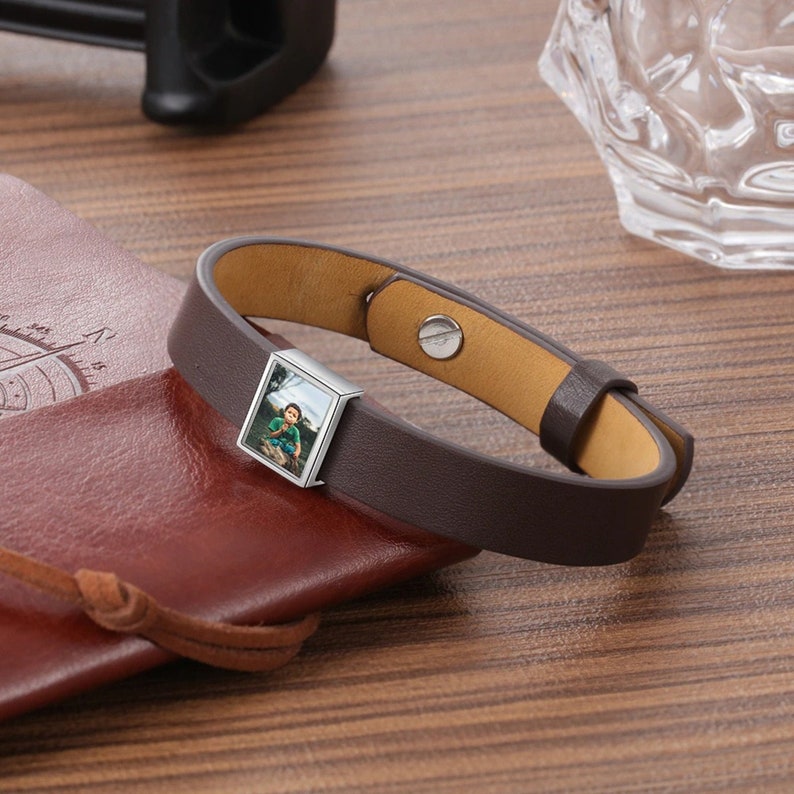Custom Leather Bracelet style-17