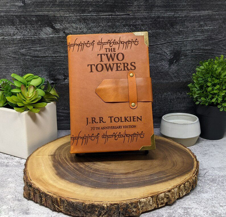 The Two Towers - The Lord of the Rings Part 2 Leather Bound Book 