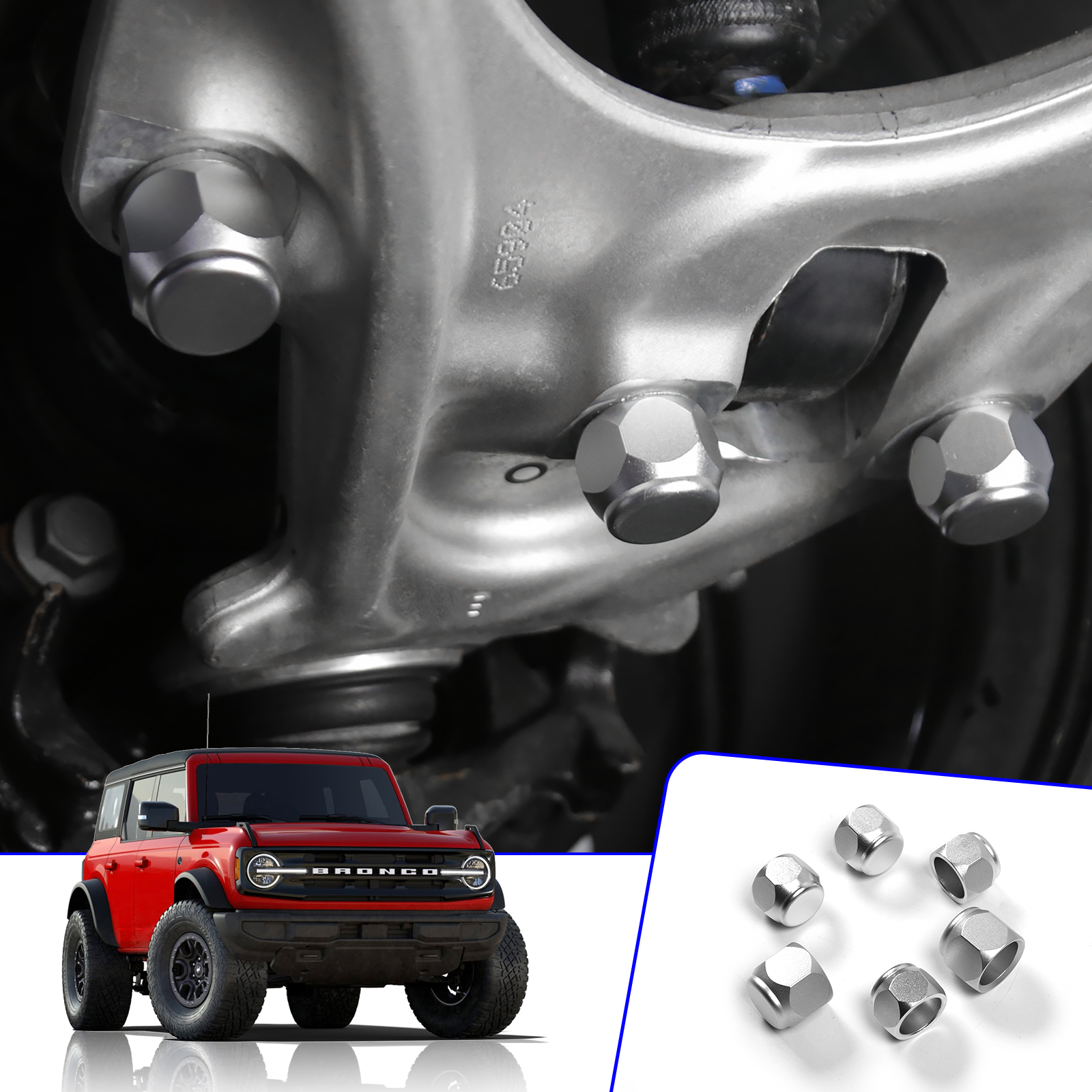 Xipex 2021+ Ford Bronco Chassis Bolt Cover