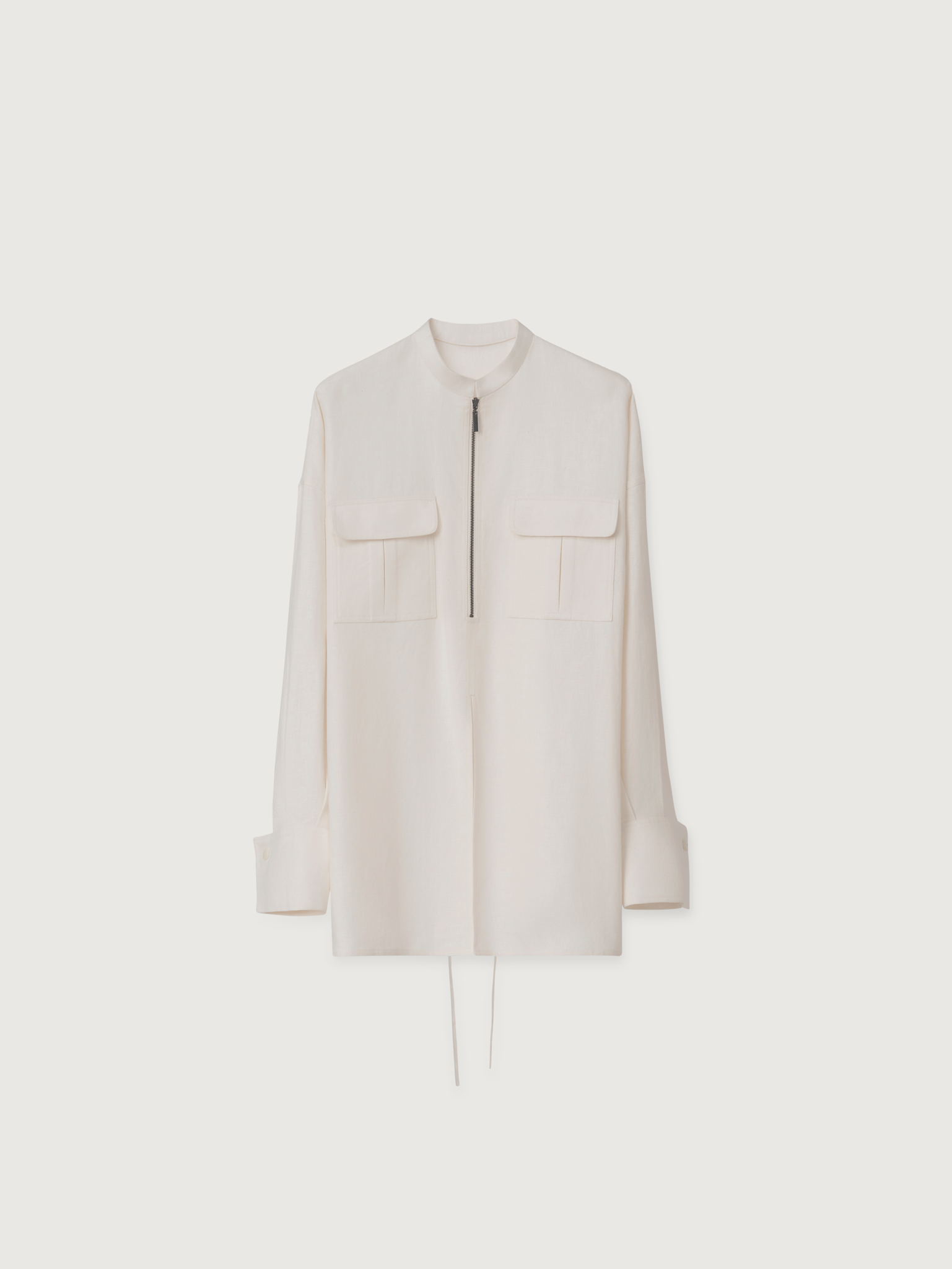 OVERSIZED LONG SLEEVE LINEN SHIRT