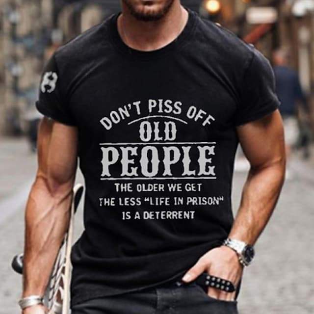 Men's Tee T shirt Shirt 3D Print Graphic Letter Plus Size Short Sleeve Casual Tops Basic Designer Slim Fit Big and Tall Blue Red Black