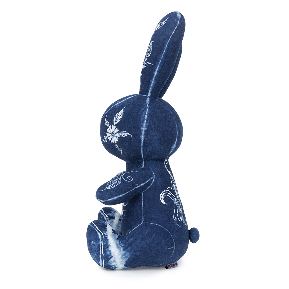 Vintage-Handmade-Crochet-Rabbit-Doll 