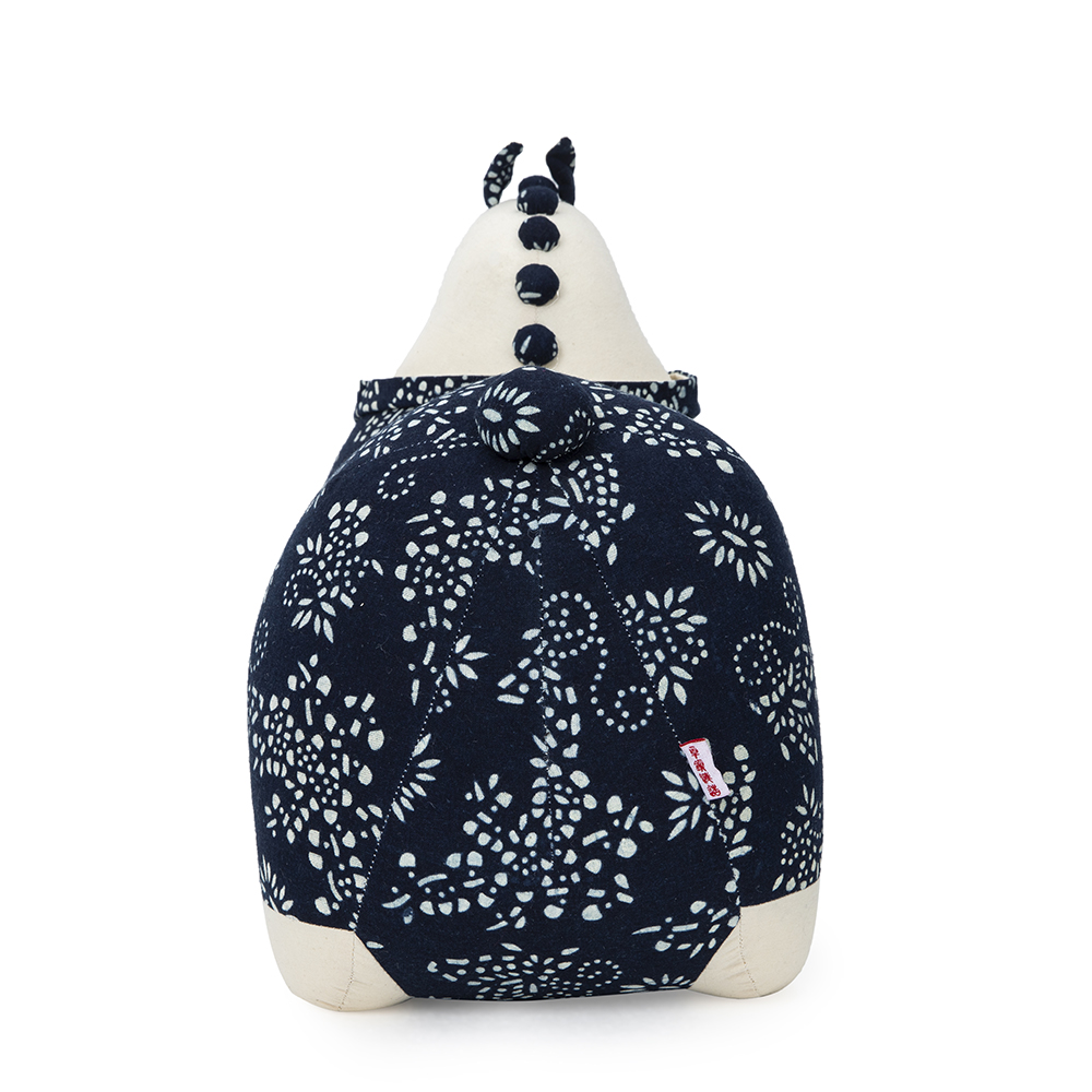 Cotton Toy Blue Print Ink Horse