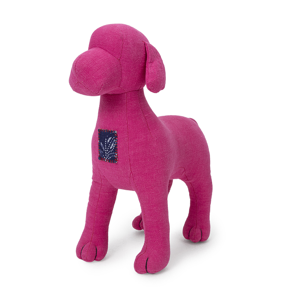 Pink Dog animals dolls Handmade Cotton Toy for Doll Enthusiasts