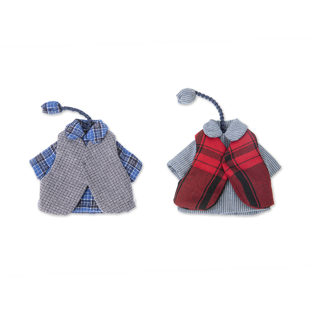 Unique Vintage DIY plaid shirt keychain-perfect accessories for any occasion