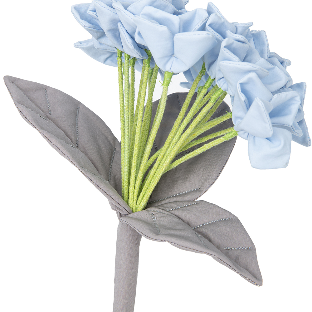 Handmade hydrangea fabric-DIY Bouquet Classic Cotton Denim