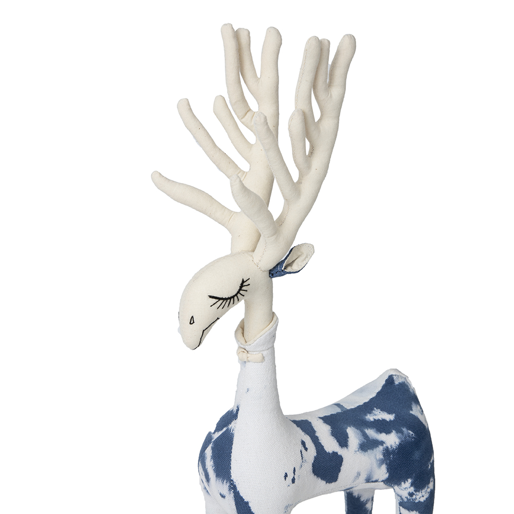 handmade cotton elk long antler with coats soft toys gift for kids family personalized gift