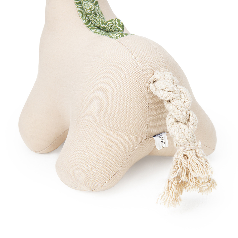 Giraffe handmade tails cotton gift Woven toy