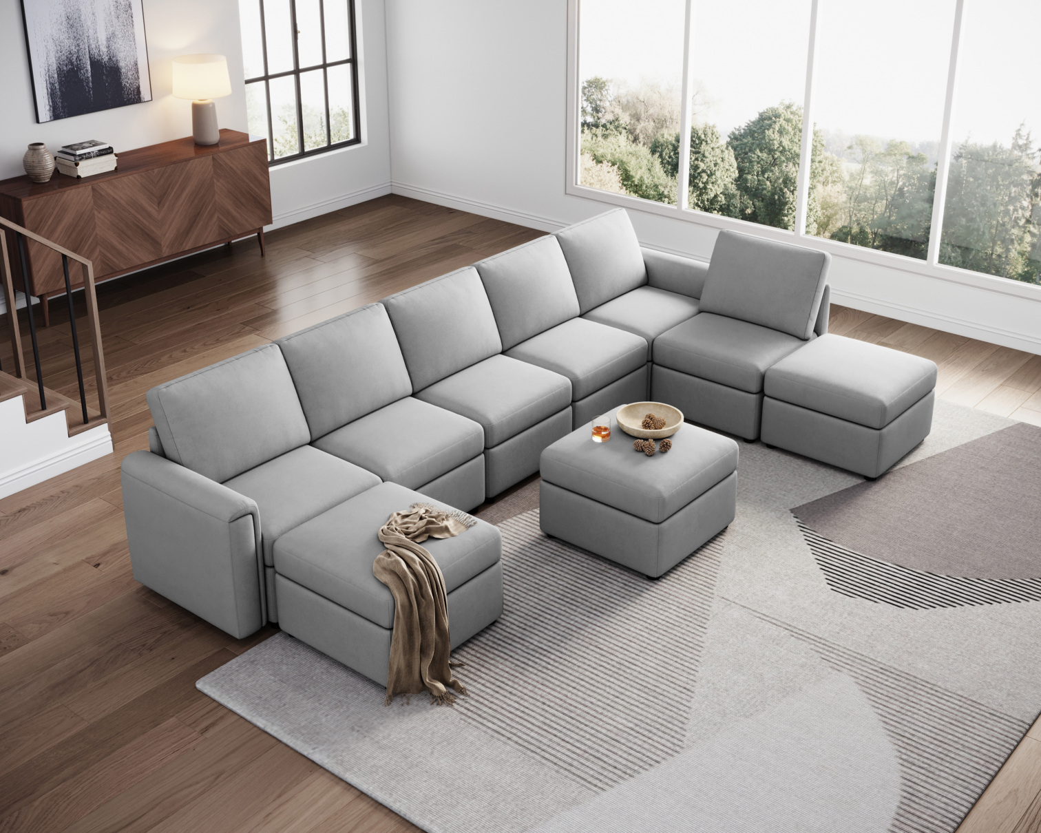 Linsy Rubik 6-Seat Modular Sofa