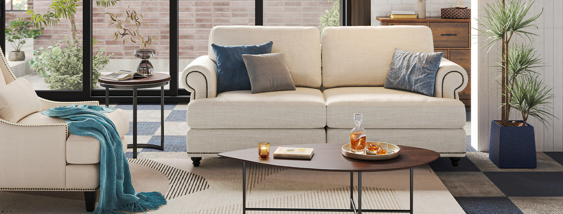 Linsy® Home Furniture Buy Loveseat,Sectional Sofa,Pet Friendly Sofa