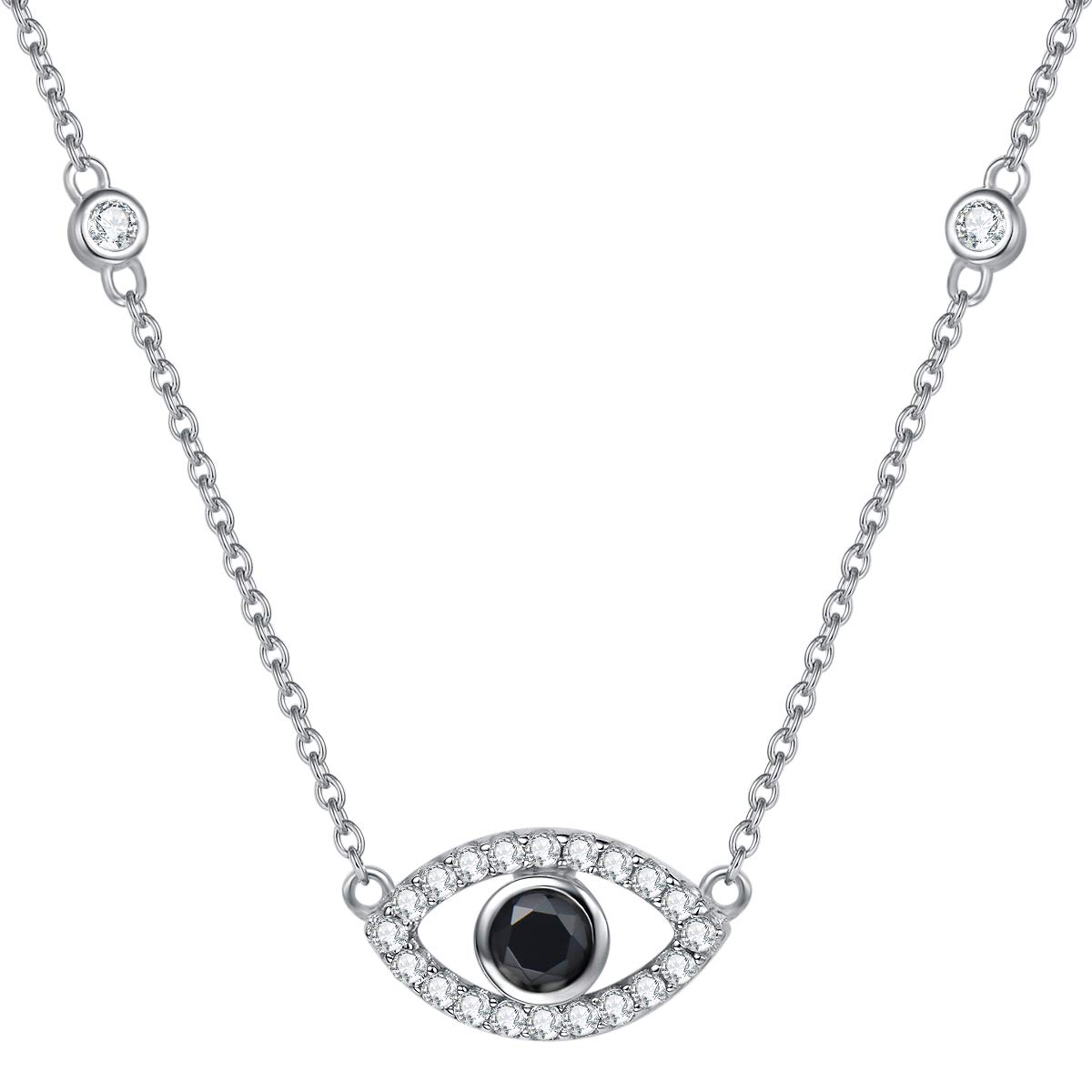 Evil Eye Pendant Necklace | Black Eye