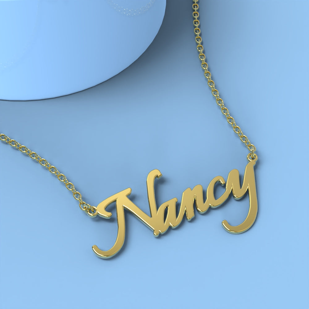 "Believe in Yourself" Personalized Name Necklace