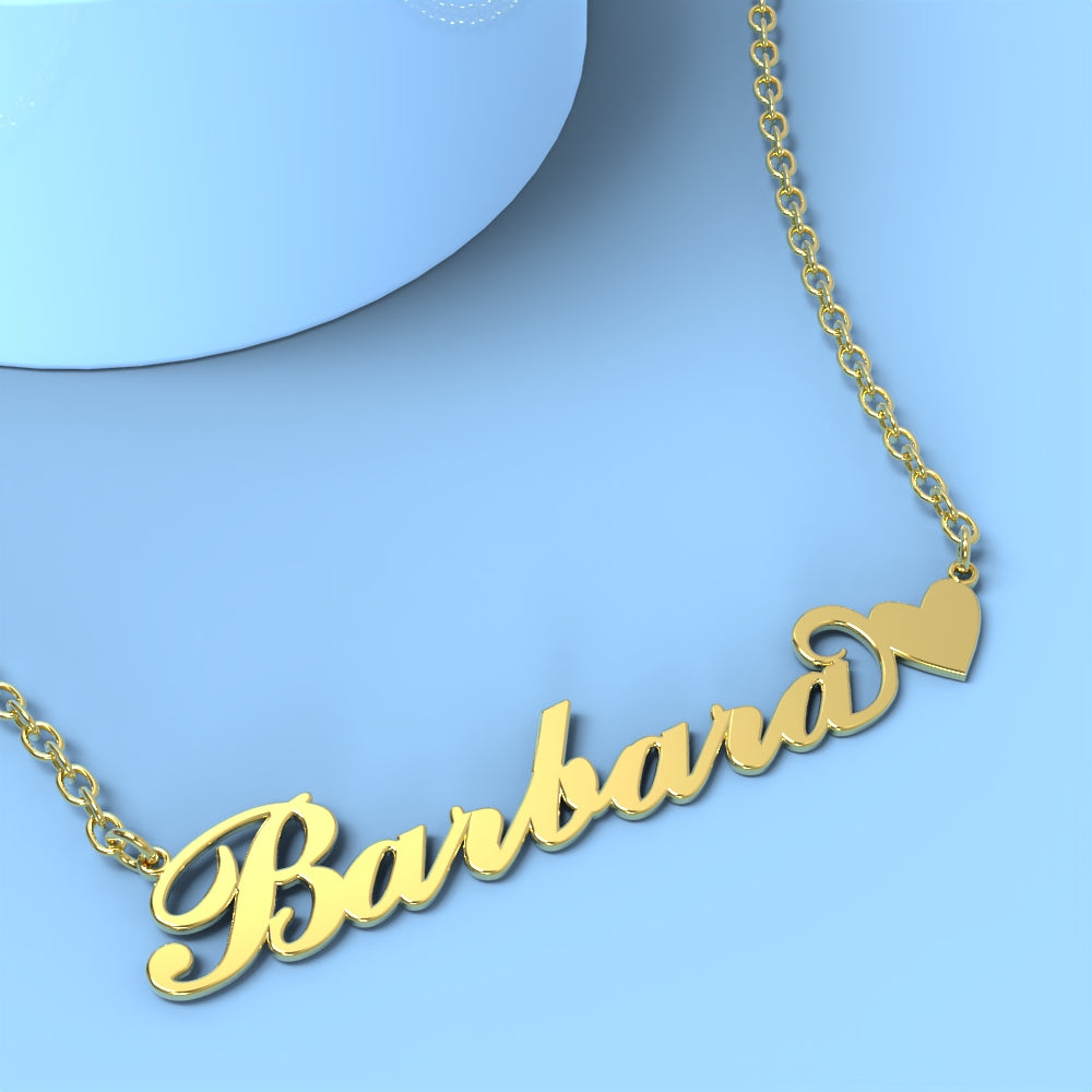 "Tomorrow Will Be Better" Personalized Name Necklace
