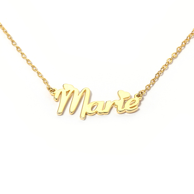 Little Heart Custom Name Necklace