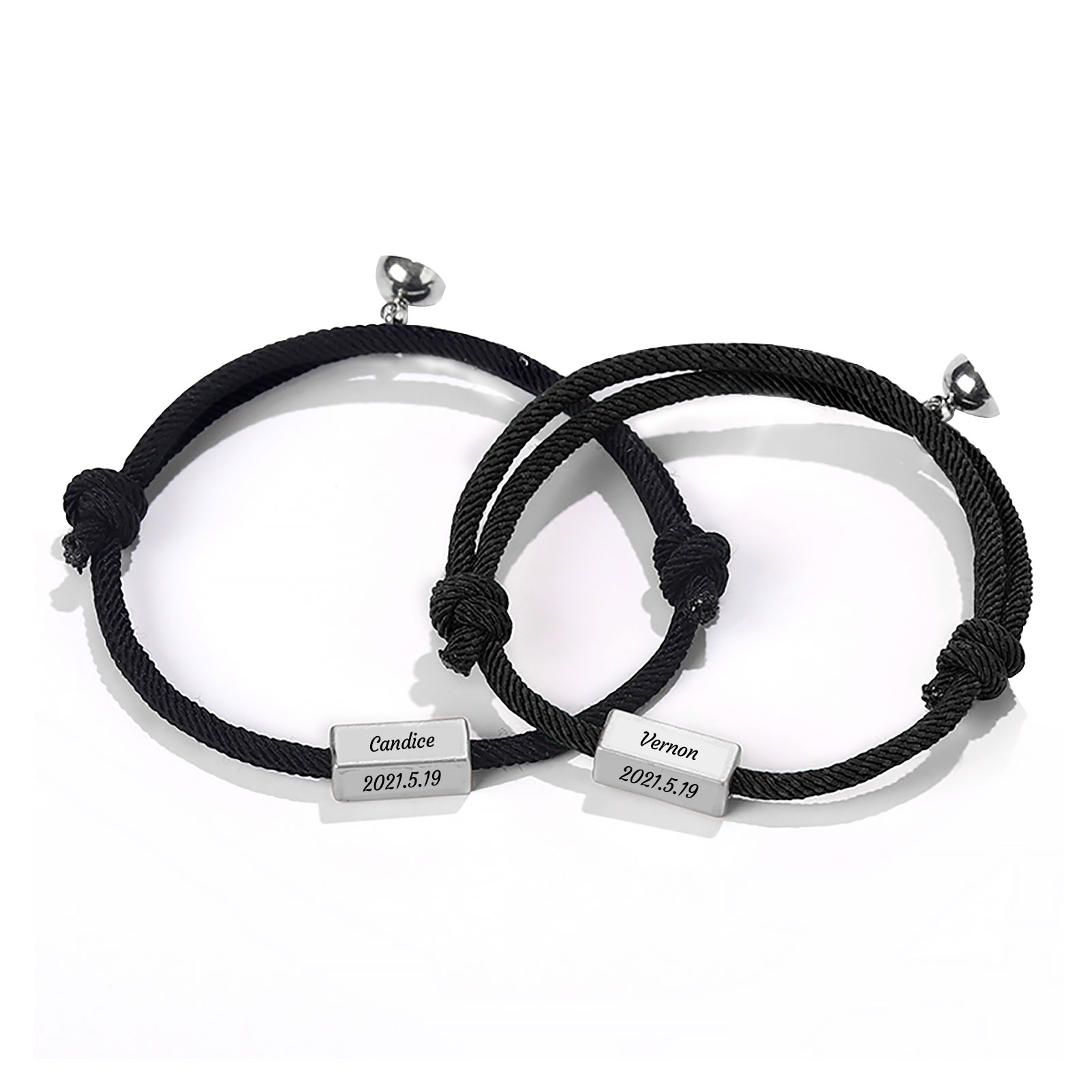 BL2-1 Magnetic Couple Bracelet Set
