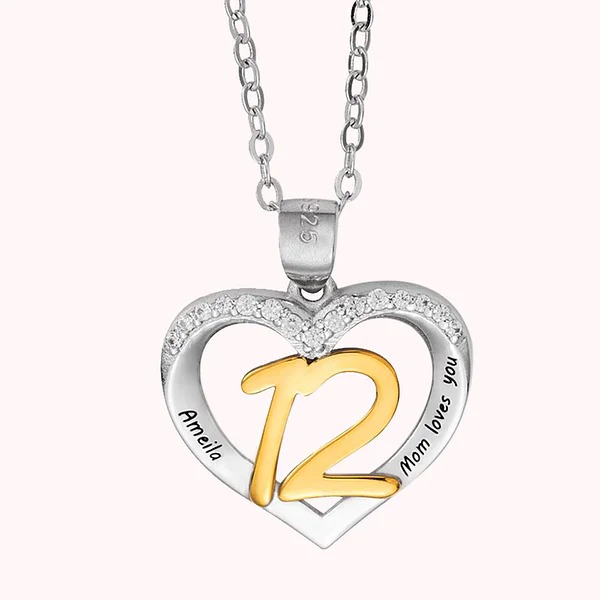 Personalized Birthday Necklaces for Kids Name Necklace Gift