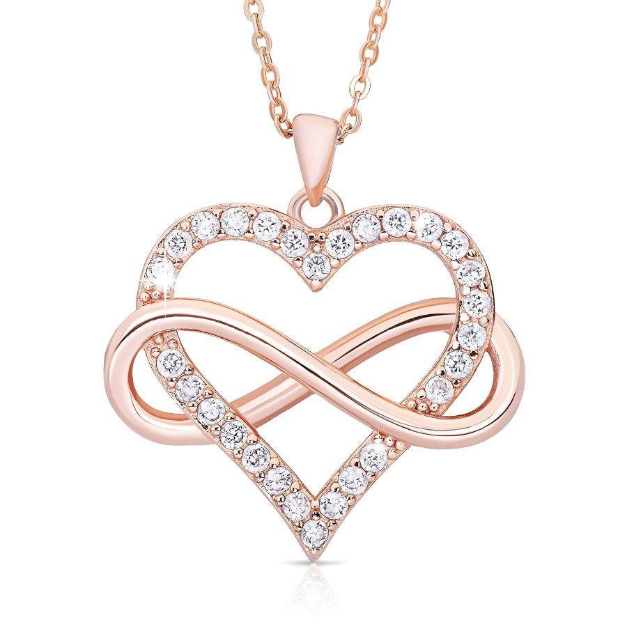 Love You to Infinity Necklace for Your Loved One-YITUB