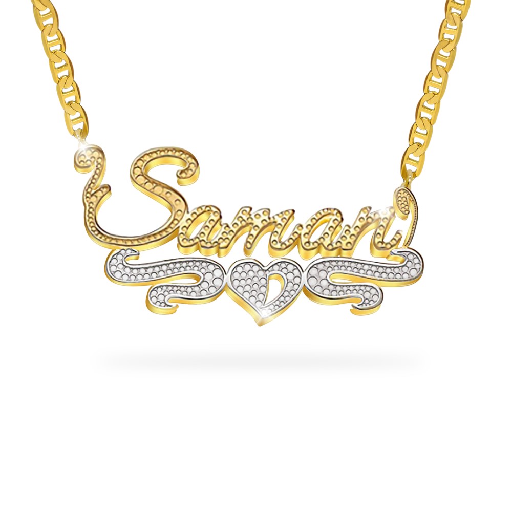 Custom Nameplate Pendant Necklace Personalized Gift for Her