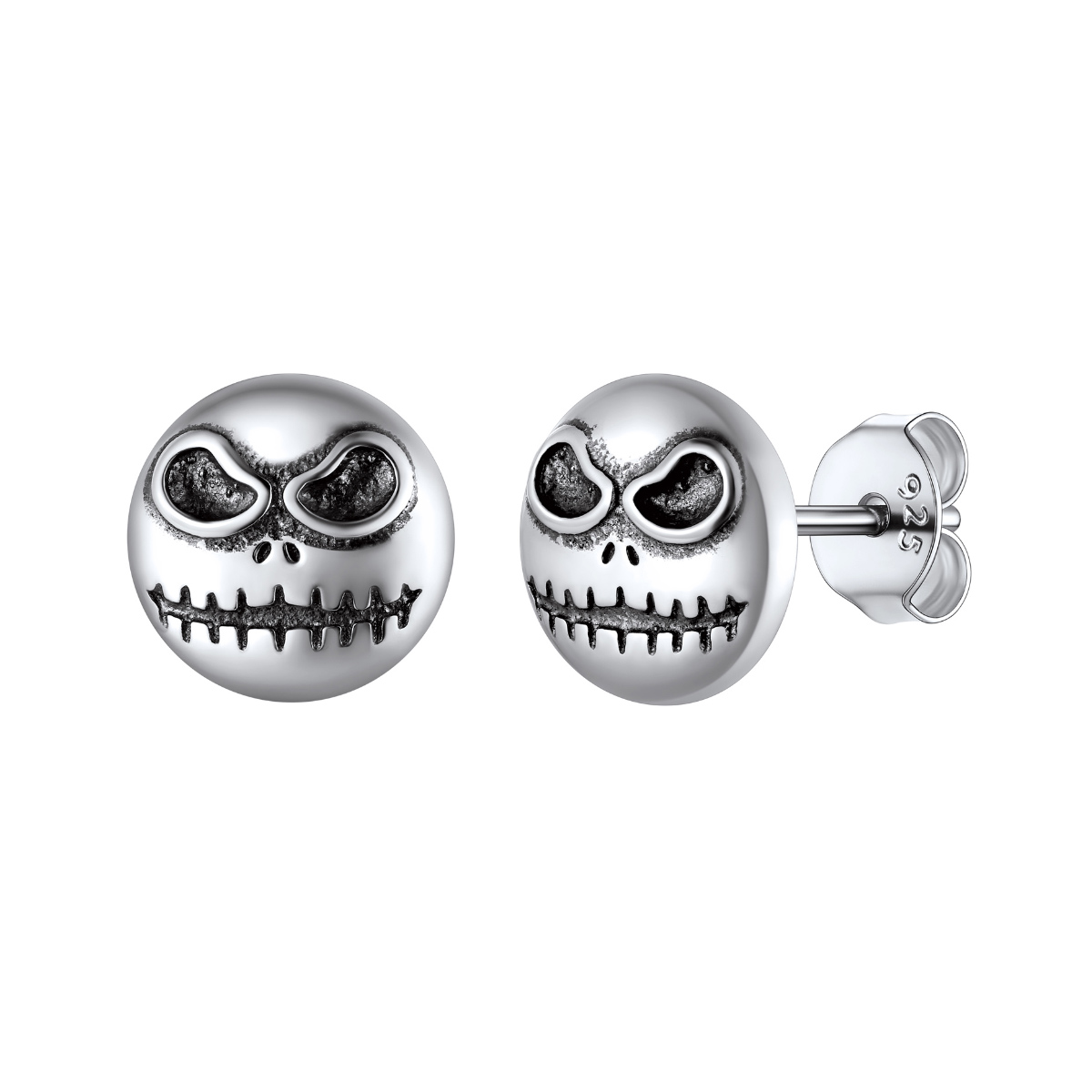 sterling silver halloween stud earrings