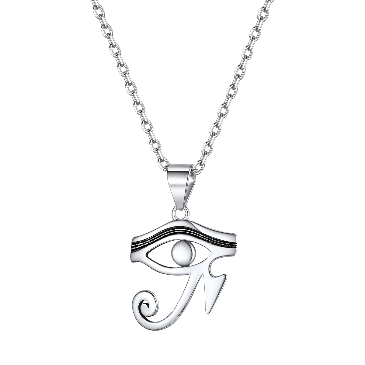 Sterling Silver Eye Of Horus Necklace For Women Girls