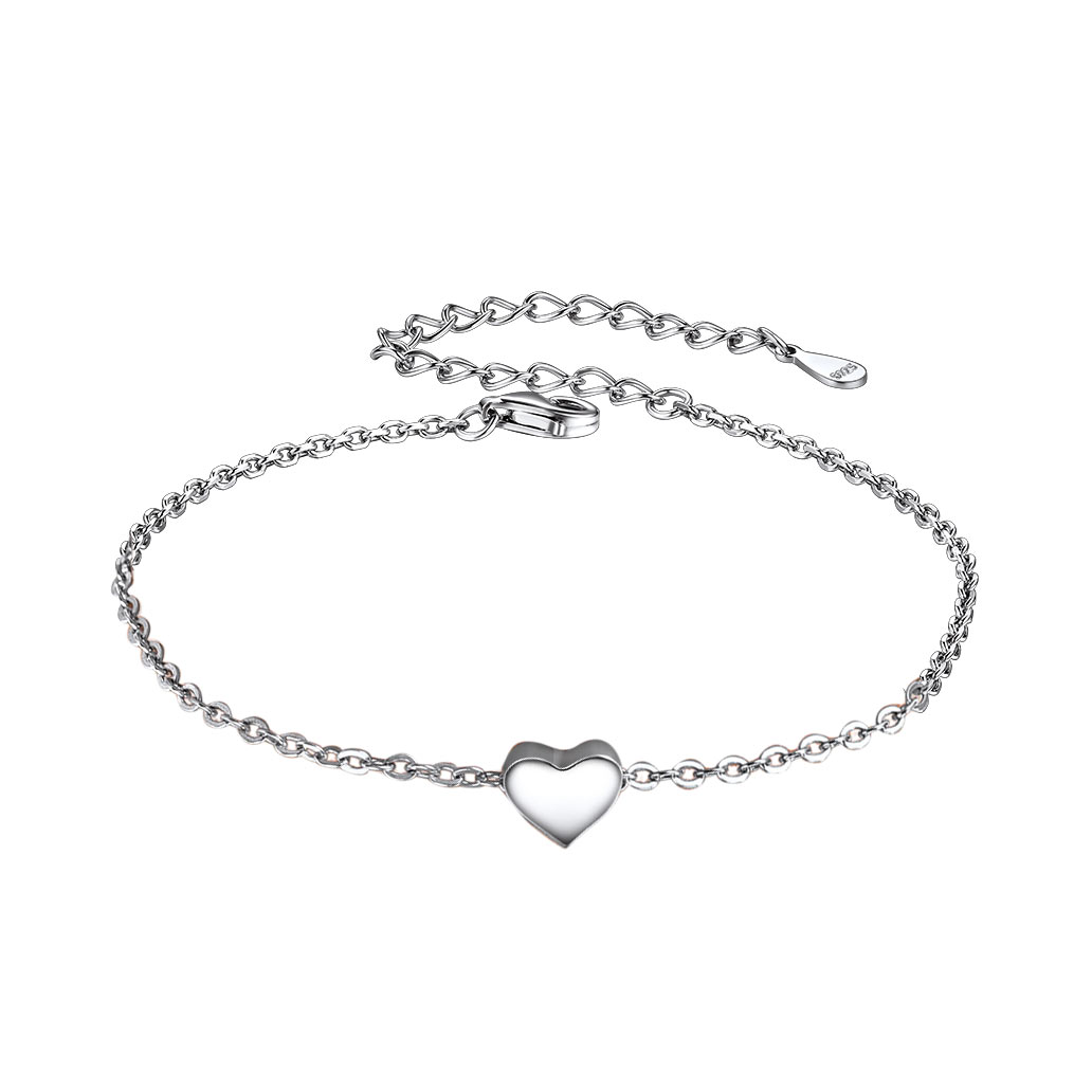 Sterling Silver Heart Bracelet For Women