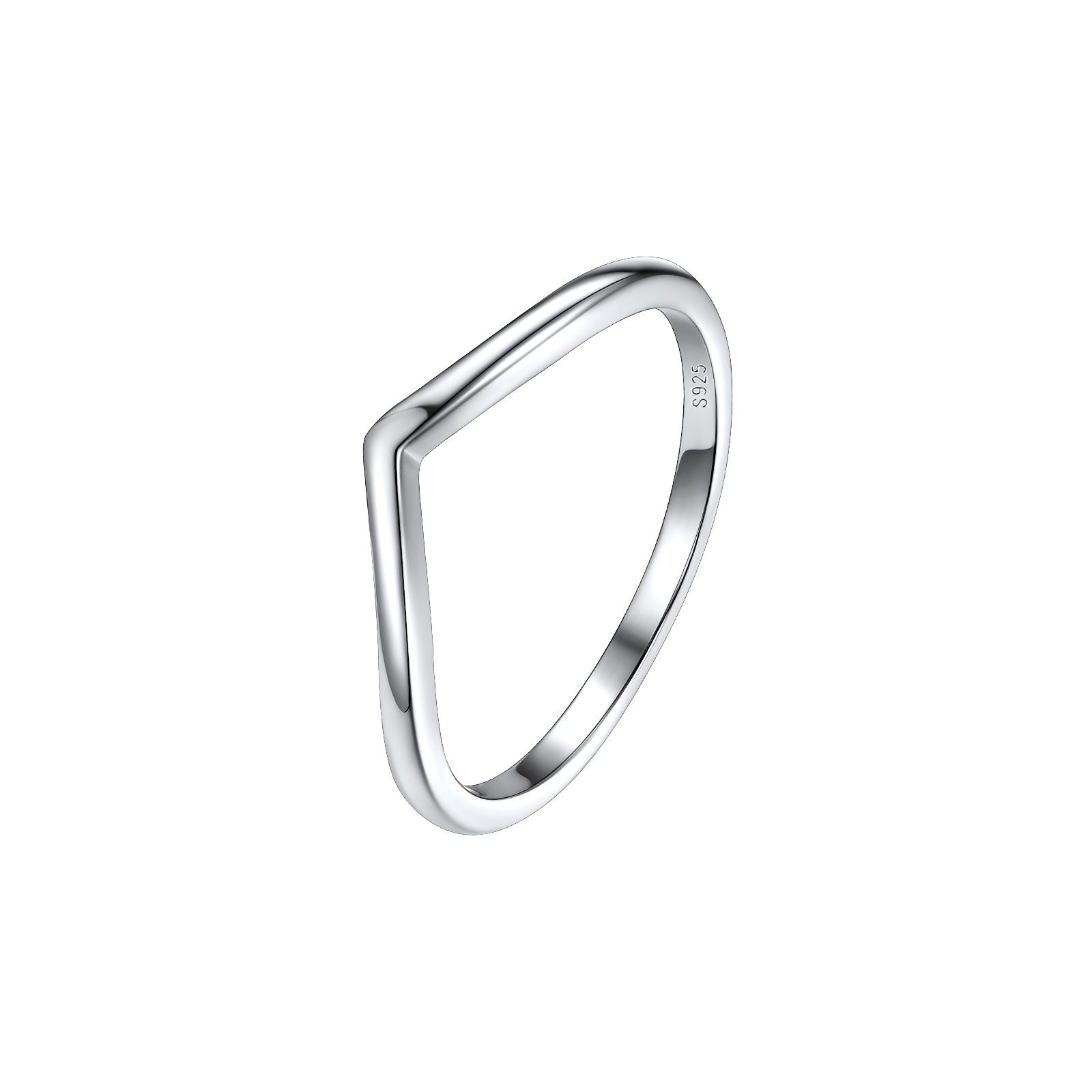 ChicSilver Stacking Wishbone Ring Sterling Silver