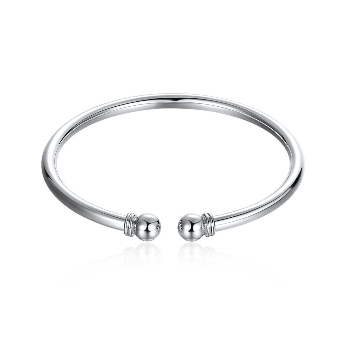Sterling Silver Bangle Bracelet For Women