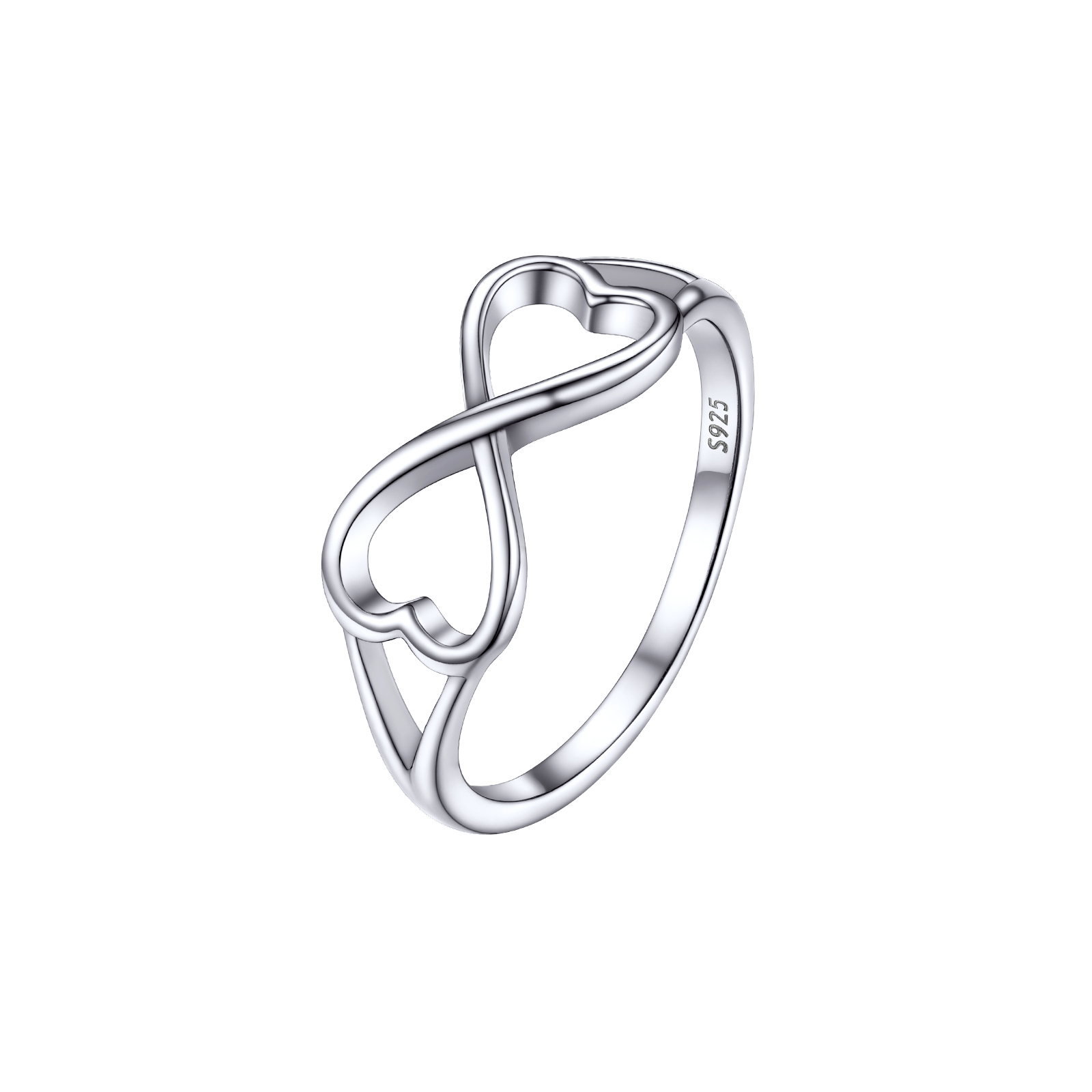 ChicSilver Infinity Knot Rings Eternity Promise Ring For Women