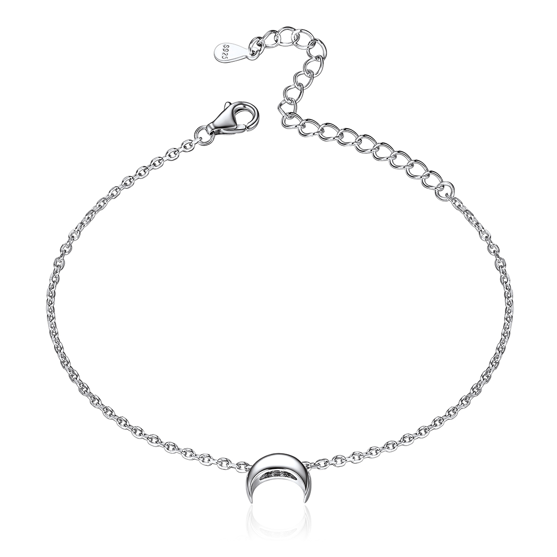 Moon Silver Bracelet For Women 