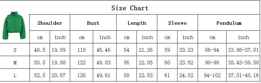 Women's Short Thick Coat Hooded Stand Collar Jacket Pocket Lantern Sleeve