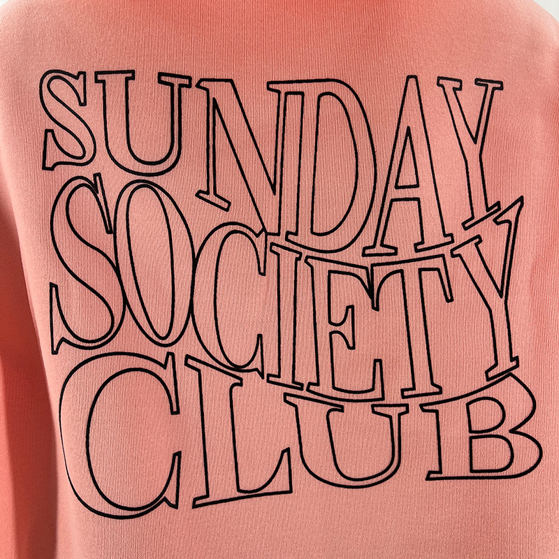 Women's Drawstring Hoodie Letter Printed Sweatshirt Drop Shoulder Sleeve Thick