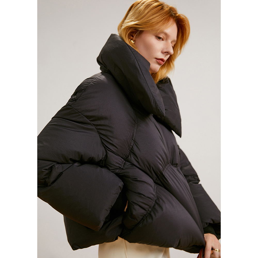 OZ 90% White Duck Down Jacket Women Winter Loose Bread Jacket Short Coat