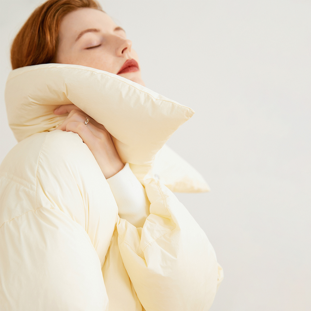 OZ 90% White Duck Down Jacket Women Winter Loose Bread Jacket Short Coat