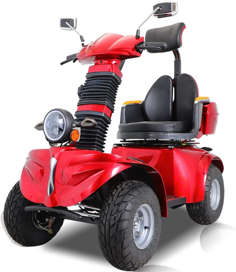 4 Wheels Travel Mobility Scooter 1000W 60V 20AH Battery Motor for Adult Senior